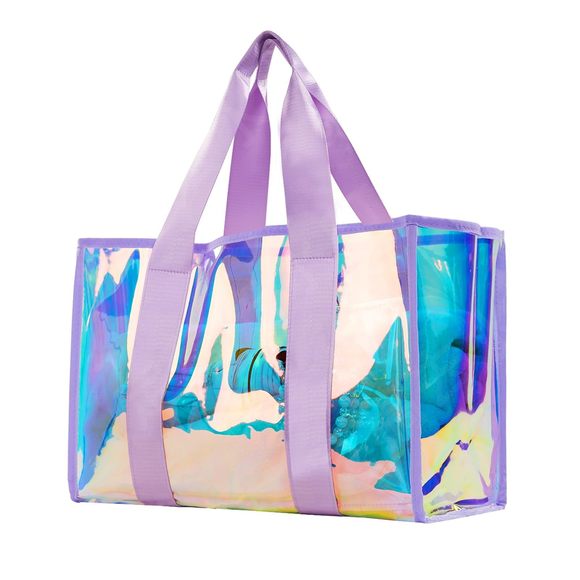 Large Beach Tote Bag, 17X12X8 Waterproof&Sandproof Tip-Proof Beach B) - Picture 1 of 7